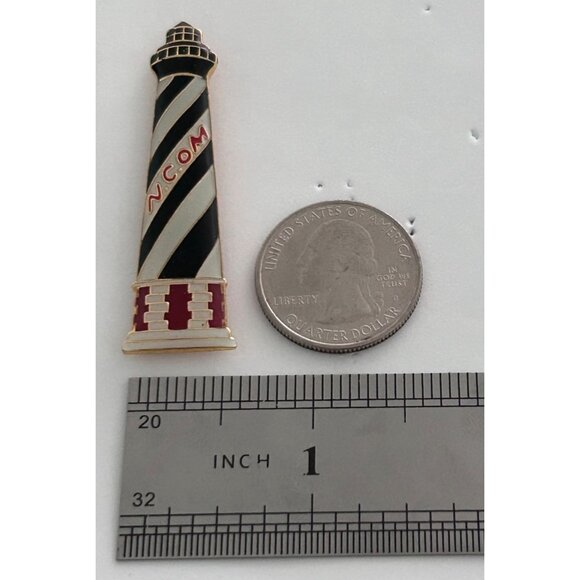 Vintage Odyssey of the Mind North Carolina Lighthouse Pin - Picture 2 of 3